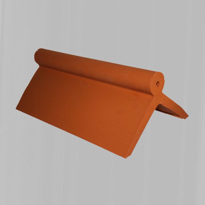 Roll Top Ridge Tile Natural Red - 8